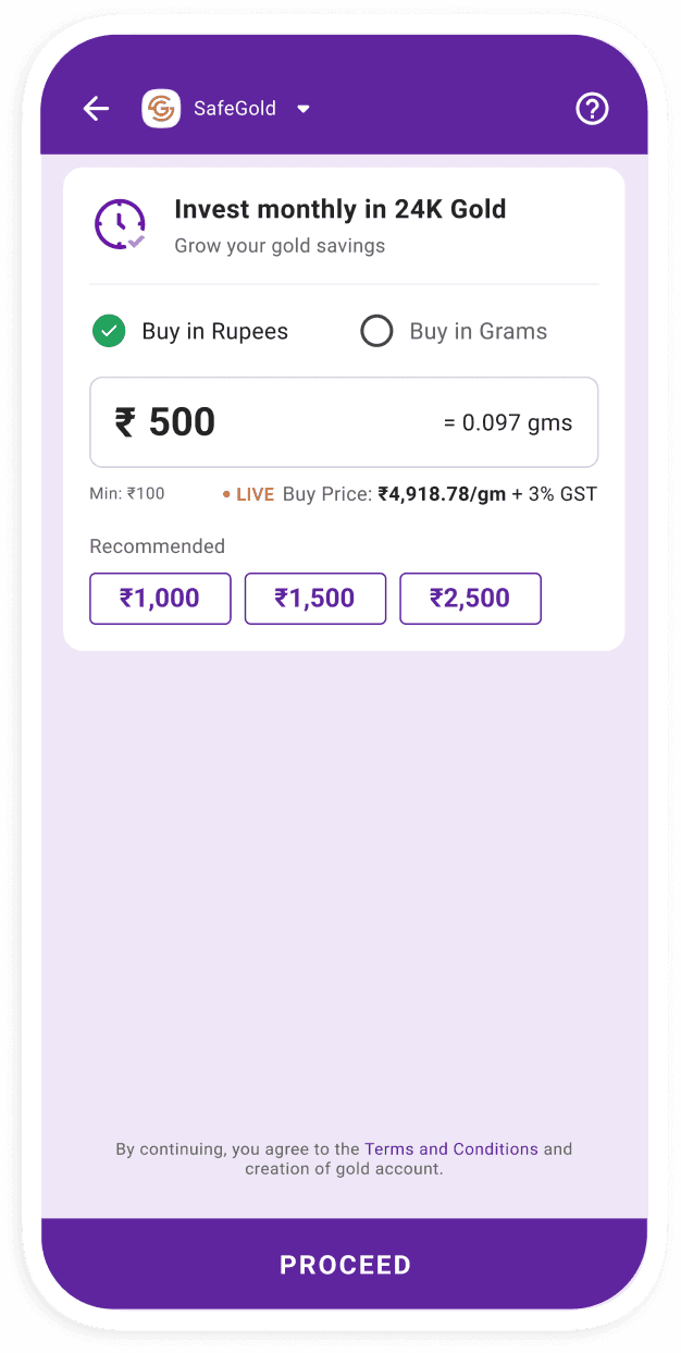 Digital Gold: Buy Certified 24K Pure Gold Online | PhonePe