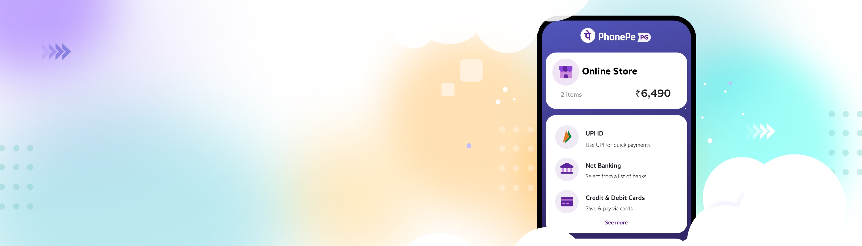 PhonePe Home Page Banner | Payment Gateway